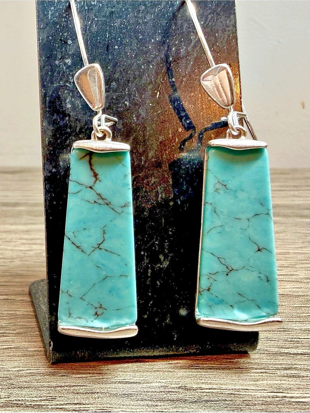 RLM Turquoise-Color Drop Earrings